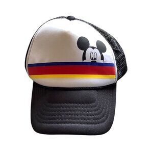 Mickey Mouse Men Trucker Hat Cap‎ Stripes Dalix H-066 Adjustable Snapback